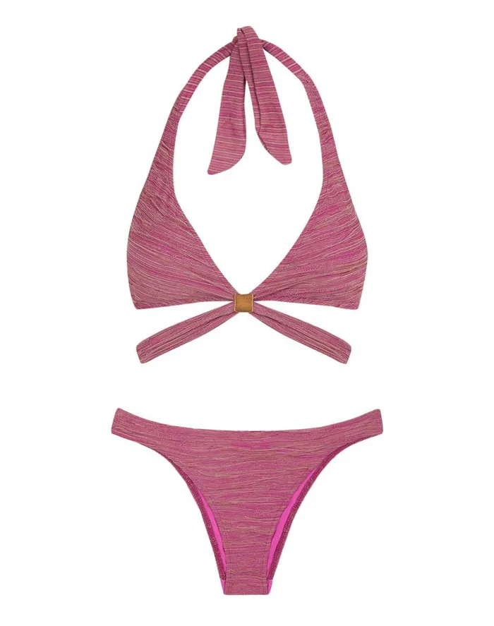 Tops Women ViX Paula Hermanny Spencer Lola Top 8211 Berry Burst
