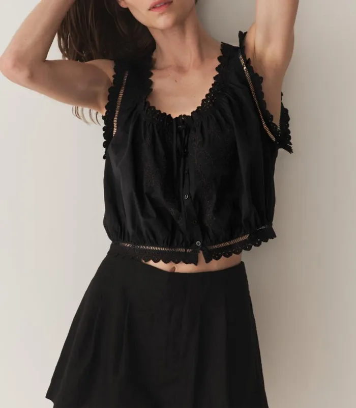 TRAVELER TOP Black Shop DEN Tops