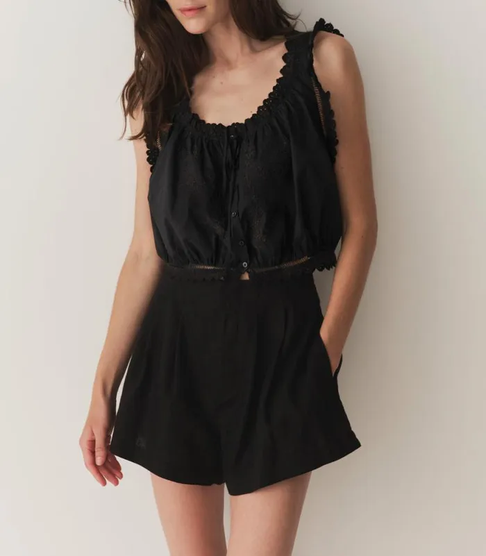 TRAVELER TOP Black Shop DEN Tops