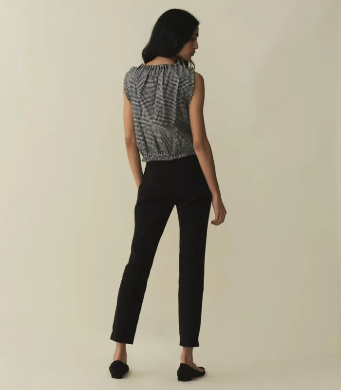 TRAVELER TOP La Maddalena Gingham Shop DEN Tops
