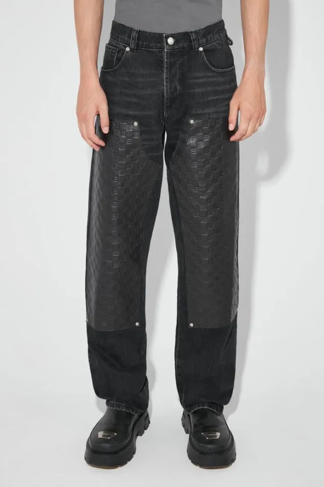 Trousers Men MISBHV Dark Room Carpenter Trousers Black