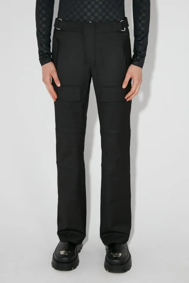Trousers Men MISBHV Moto Tailoring Relaxed Trousers Black