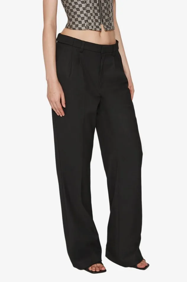 Trousers Women MISBHV Oversized Tailored Trousers Black