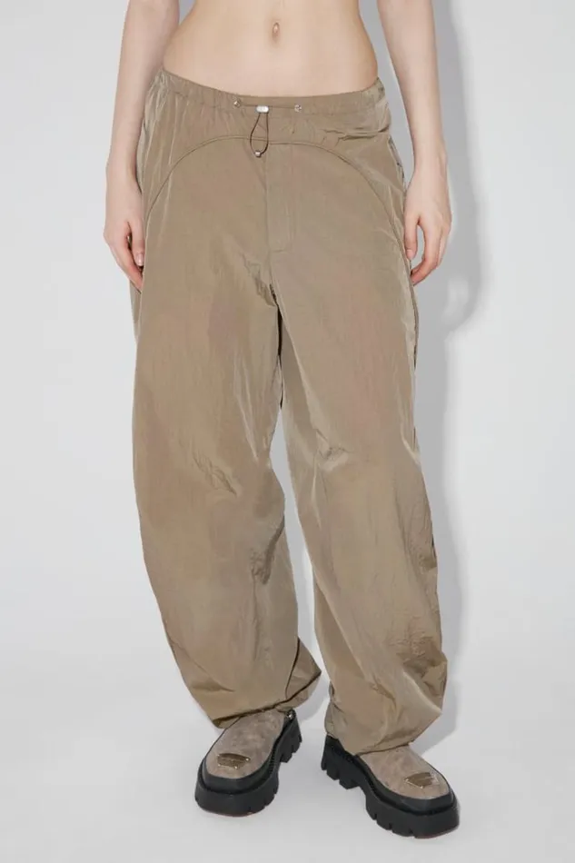 Trousers Women MISBHV Parachute Trousers Khaki