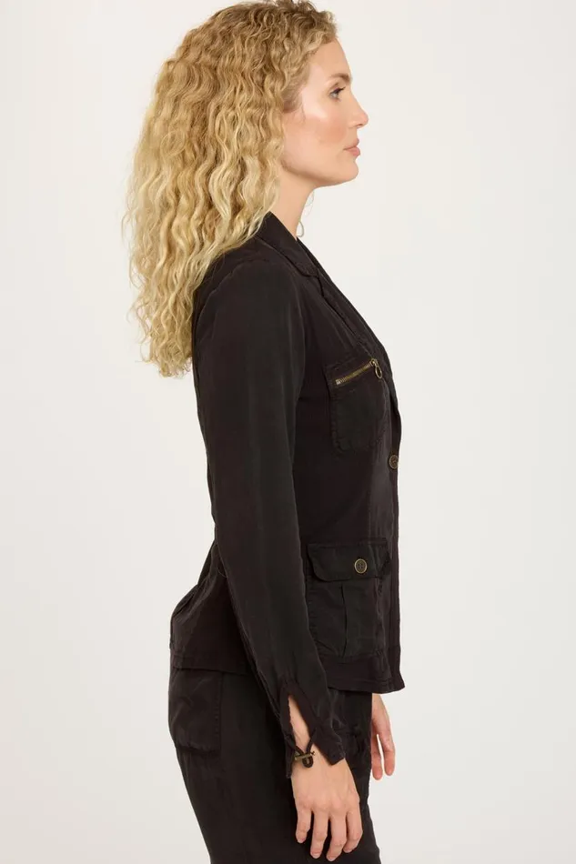 Tula Blazer Black Clothing XCVI Jackets