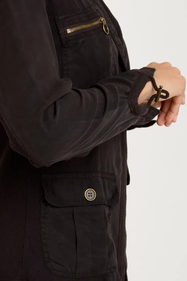 Tula Blazer Black Clothing XCVI Jackets