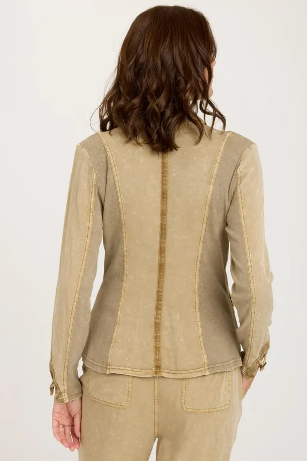 Tula Blazer Distress Wash Linwood Clothing XCVI Jackets
