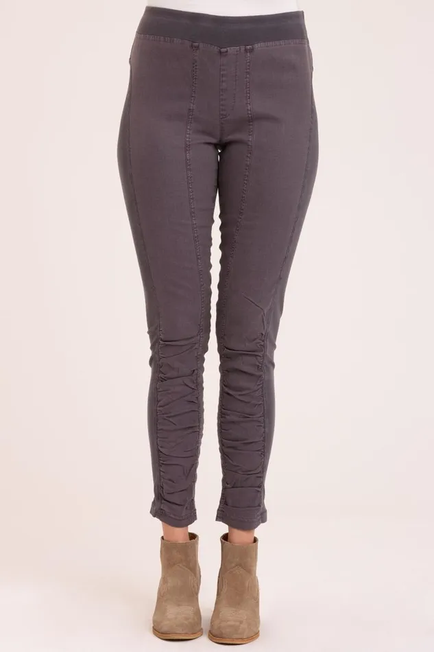 Twill Alexa Legging Charcoal Clothing XCVI Pants