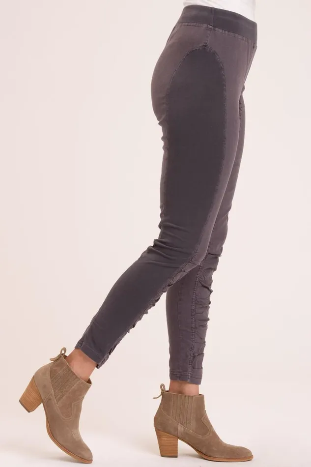 Twill Alexa Legging Charcoal Clothing XCVI Pants
