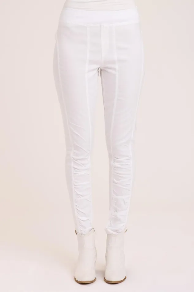 Twill Alexa Legging White Clothing XCVI Pants