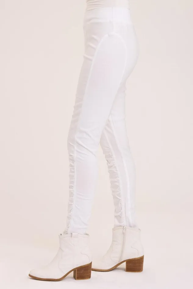 Twill Alexa Legging White Clothing XCVI Pants