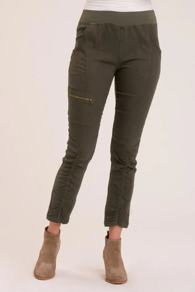 Twill Malanda Pant Olive Clothing XCVI Pants