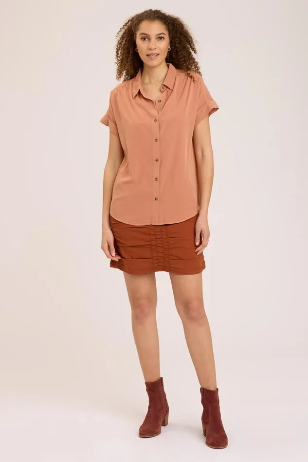 Twill Rizzo Top Canyon Dusk Clothing XCVI ShirtsBlouses