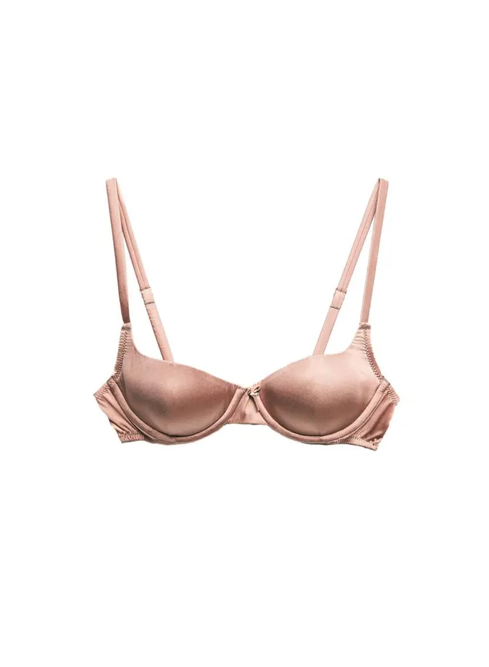 Underwire Bras Lingerie Fleur Du Mal Seamless Luxe Balconette Bra Tan