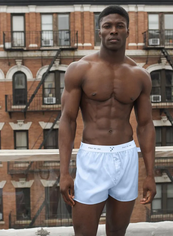 Unisex Boxers LingerieClothing Fleur Du Mal Unisex Boxer Short Ice