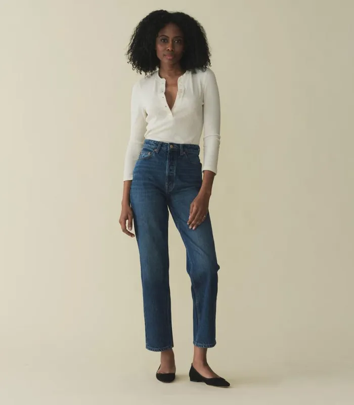 VESPER SILK TEE Cream Shop DEN Tees