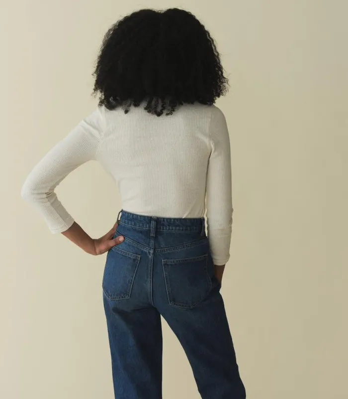 VESPER SILK TEE Cream Shop DEN Tees
