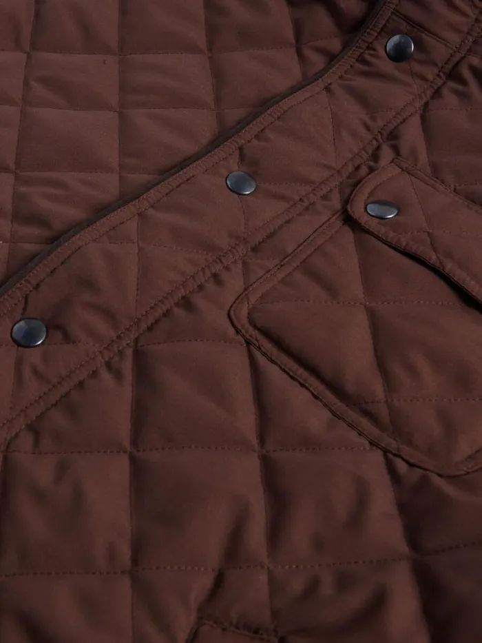 Vests Mens Paul Stuart Diamond Quilted Vest Navy