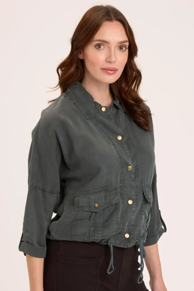 Vesuvio Jacket Hawthorn Leaf Clothing XCVI Jackets