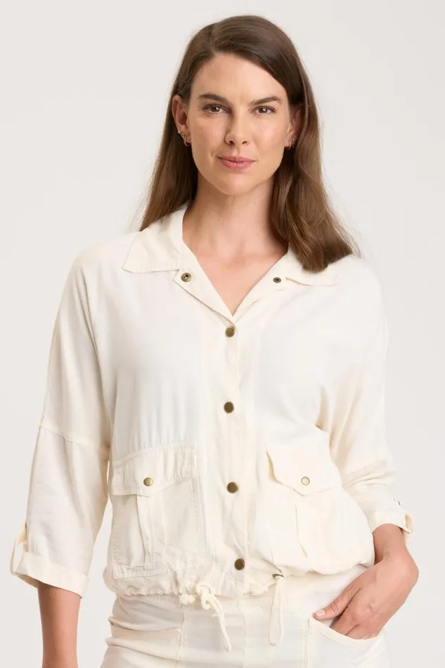 Vesuvio Jacket Toasted Almond Clothing XCVI Jackets