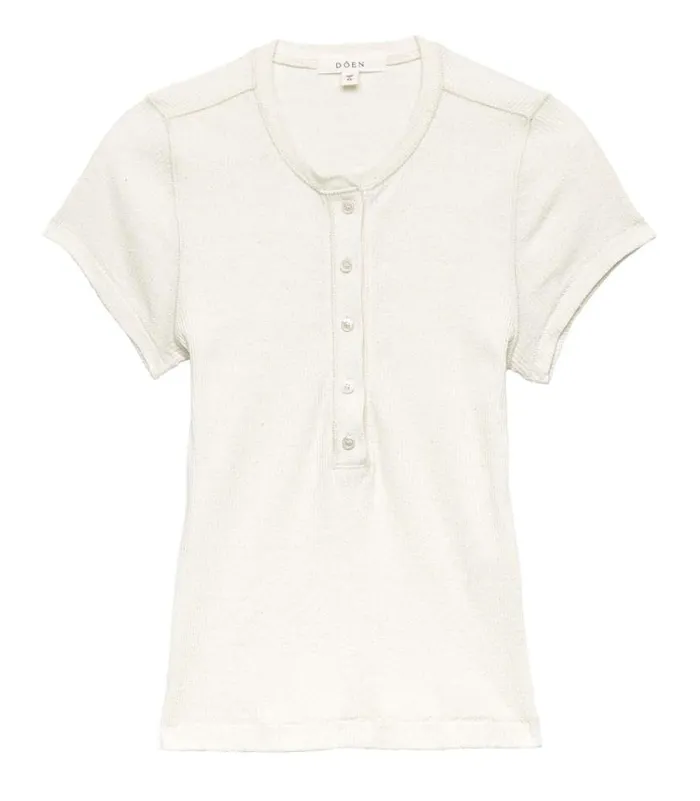 VIENNE SILK TEE Cream Shop DEN Tees