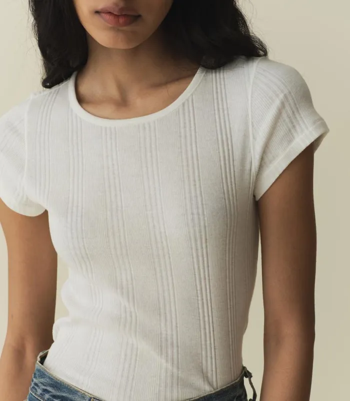 VIVI CASHMERE BLEND TEE Salt Shop DEN Tees