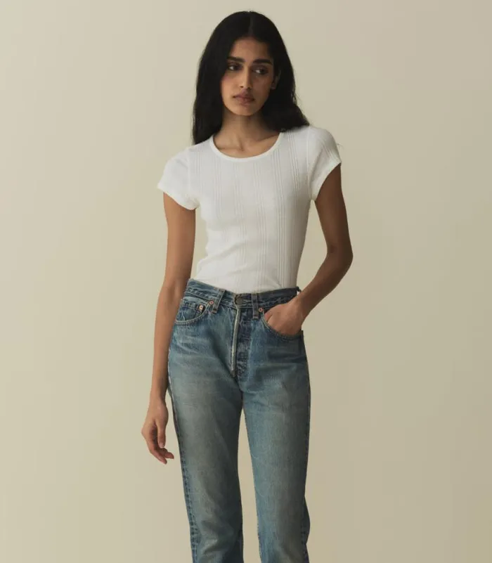 VIVI CASHMERE BLEND TEE Salt Shop DEN Tees