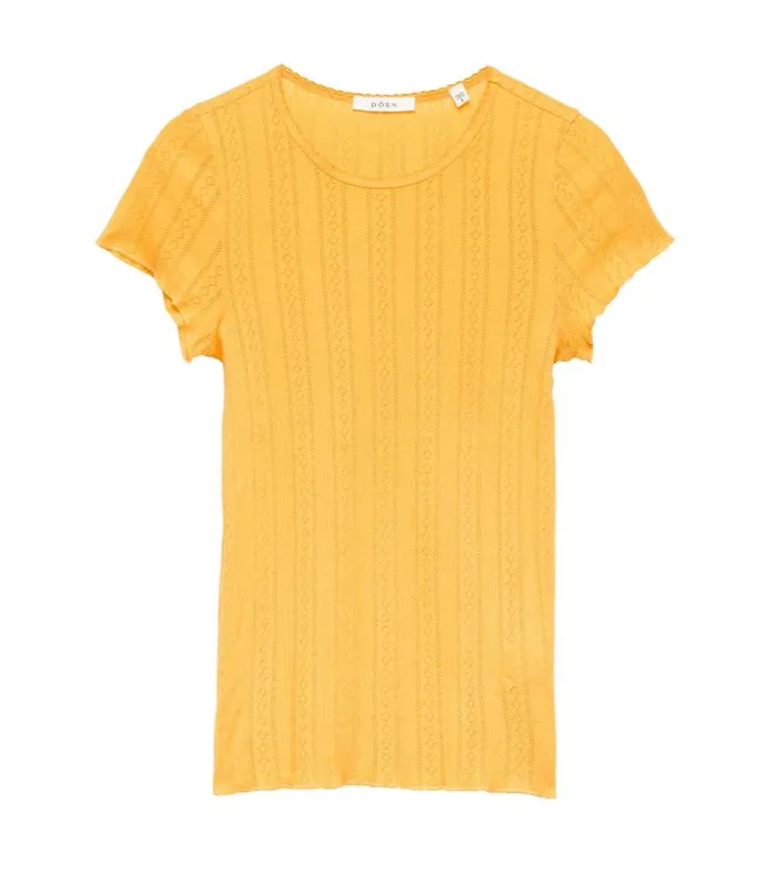 VIVI TEE Jonquille Apolline Pointelle Shop DEN Tees