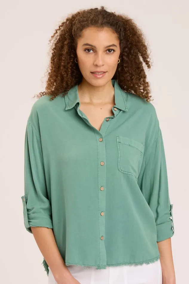 Voile Babin ButtonUp Juneau Pigment Clothing XCVI ShirtsBlouses