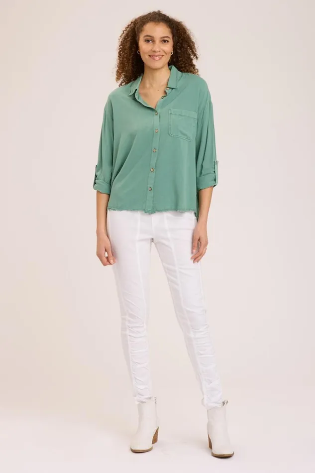 Voile Babin ButtonUp Juneau Pigment Clothing XCVI ShirtsBlouses