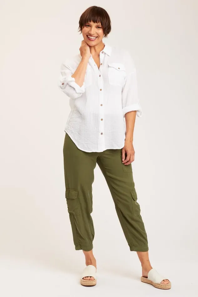 Wendell ButtonUp White Clothing XCVI ShirtsBlouses
