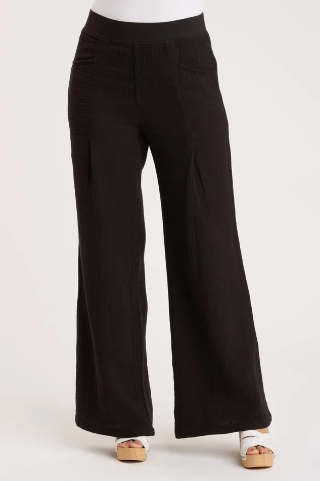 Wilder Wide Leg Black Clothing XCVI Pants