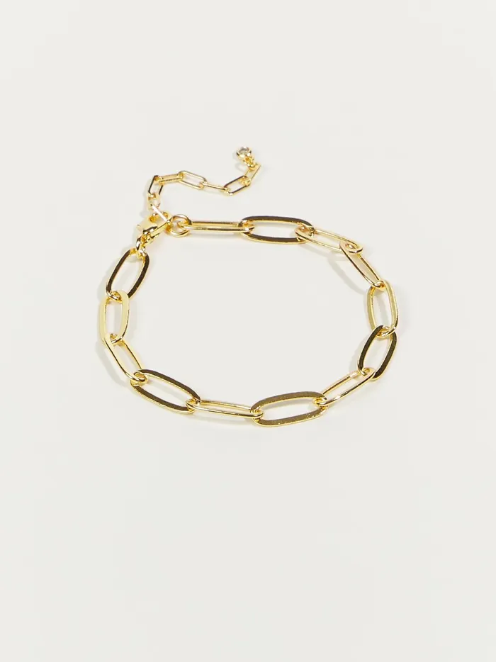 Women 18k Gold Thick Paperclip Bracelet Gold Altar039d State Jewelry