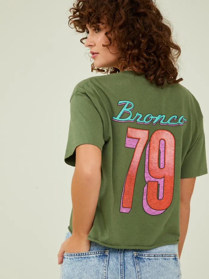 Women 1979 Bronco Graphic Tee Militarygreen Altar039d State Graphics