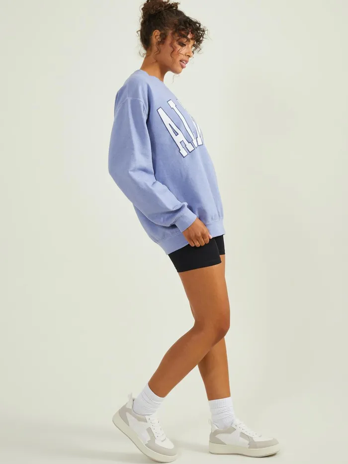 Women Alaska Graphic Sweatshirt Blue Altar039d State Activewear
