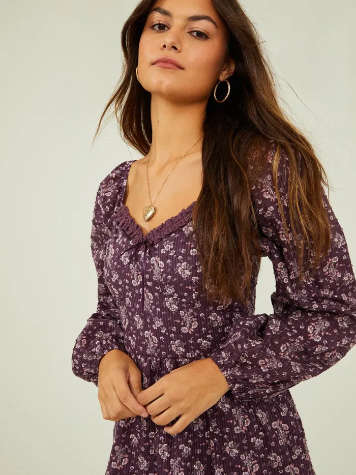 Women Alina Floral Clip Dot Dress Winetasting Altar039d State Casual