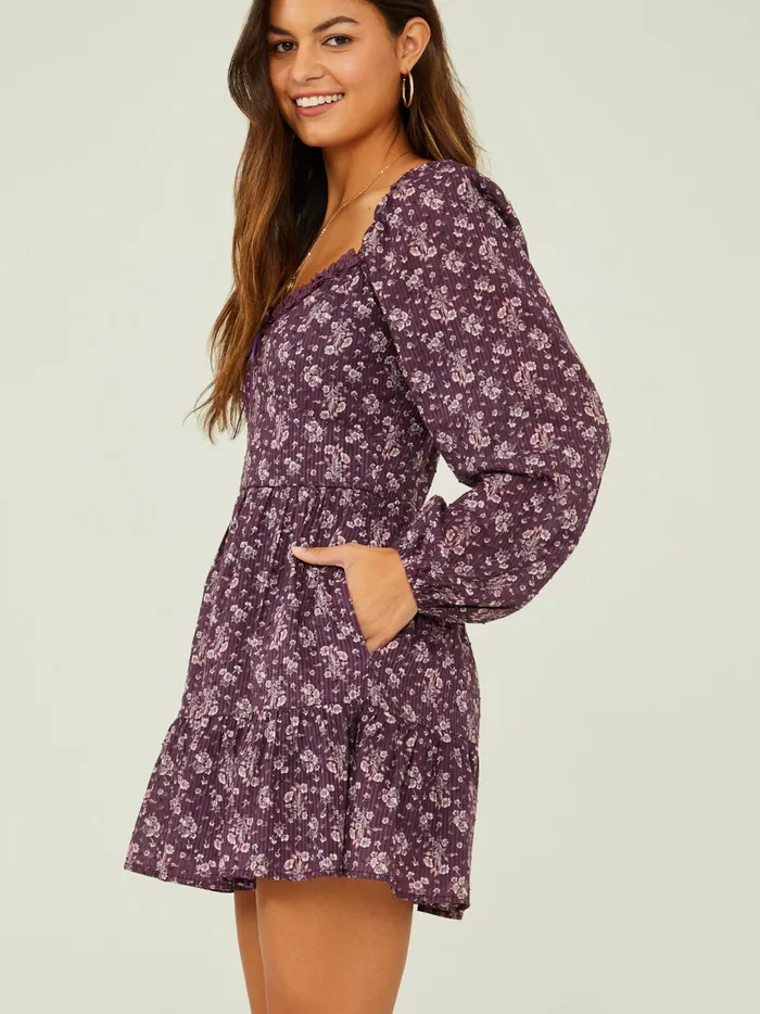 Women Alina Floral Clip Dot Dress Winetasting Altar039d State Casual