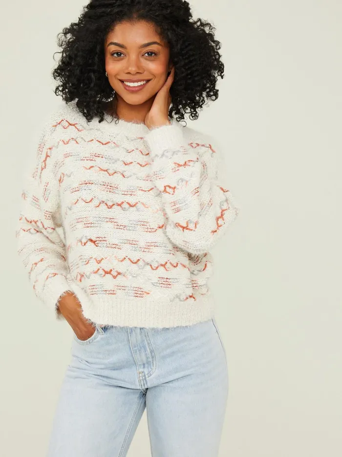 Women Annie Eyelash Sweater Ivoryrust Altar039d State Sweaters