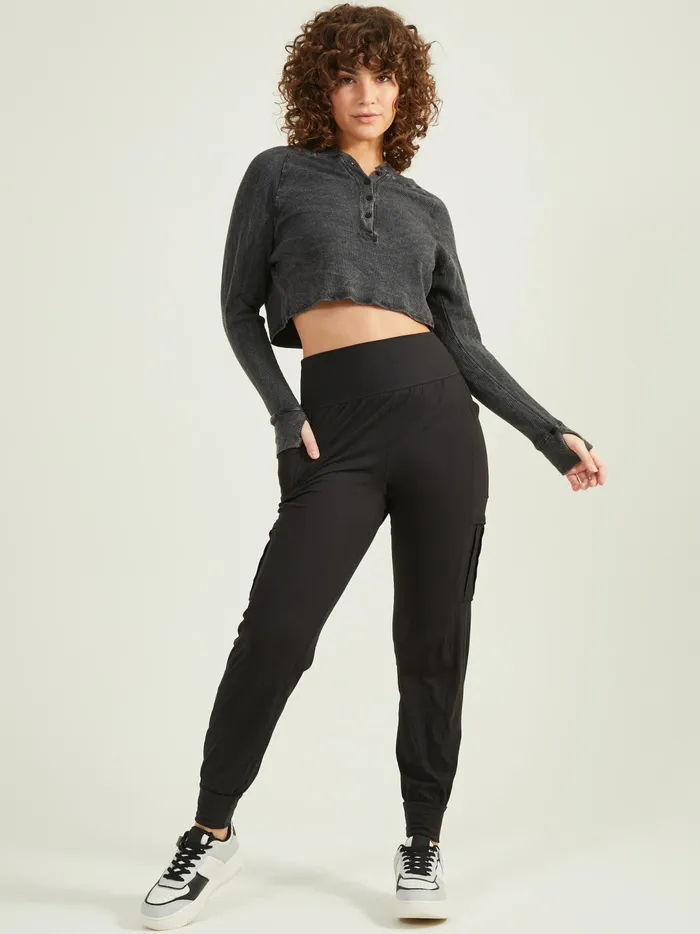Women Ascend High Waisted Joggers Black Altar039d State Activewear
