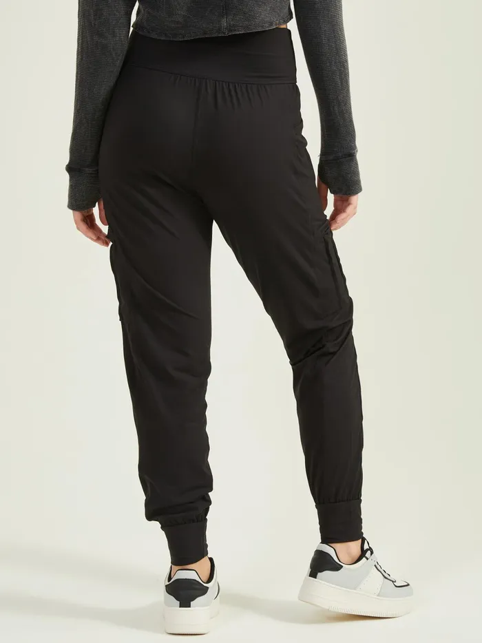 Women Ascend High Waisted Joggers Black Altar039d State Activewear