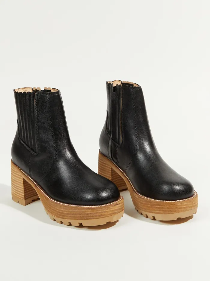Women Aubrey Platform Lug Sole Boots Black Altar039d State Boots Booties
