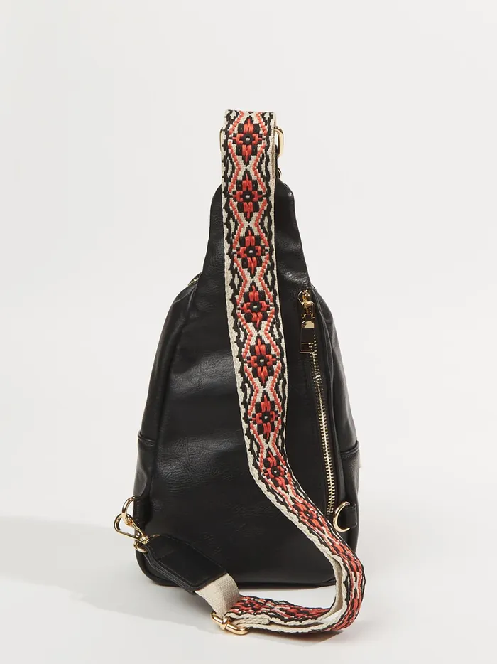 Women Aztec Sling Bag Black Altar039d State Handbags