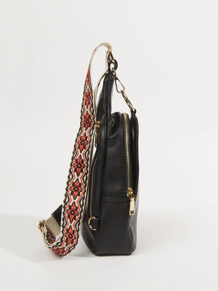 Women Aztec Sling Bag Black Altar039d State Handbags