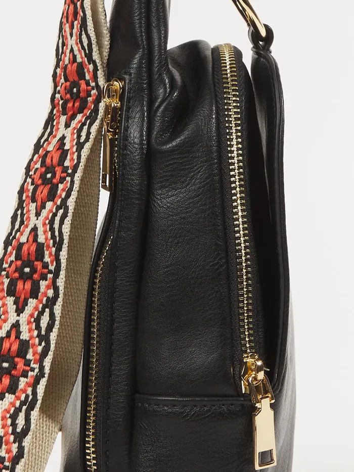 Women Aztec Sling Bag Black Altar039d State Handbags