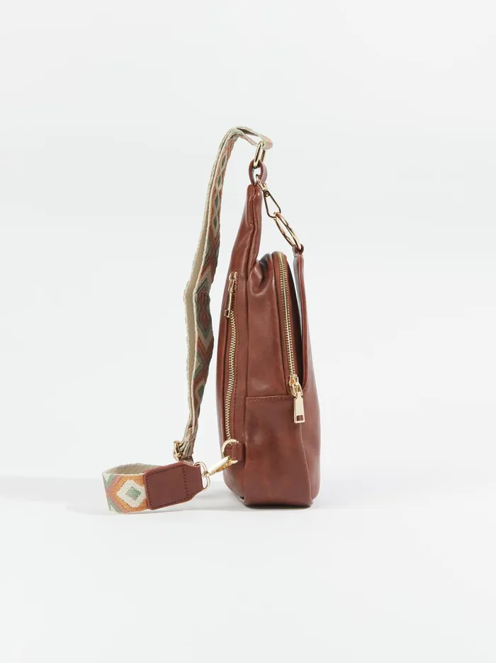 Women Aztec Sling Bag Tan Altar039d State Handbags