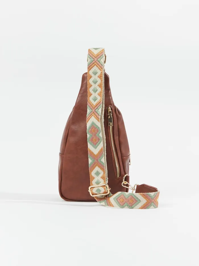 Women Aztec Sling Bag Tan Altar039d State Handbags
