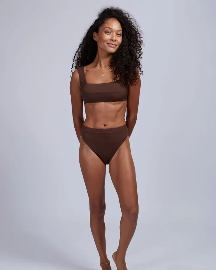 Women Banks Journal Swimwear Slow Bikini Bottom Toffee
