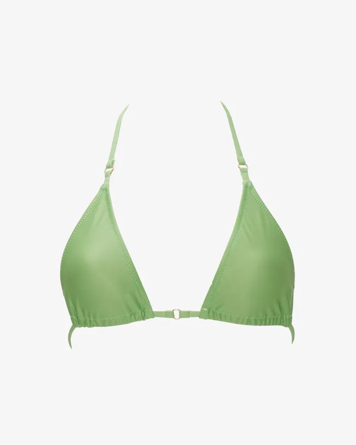 Women Banks Journal Swimwear Tie Bikini Top Parrot Green