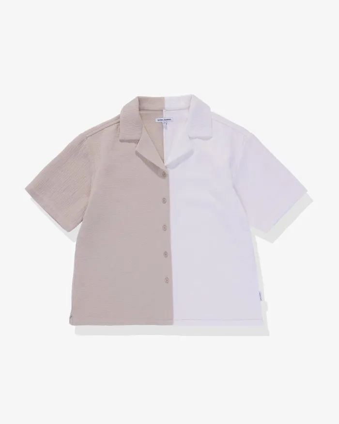 Women Banks Journal Tops Cleo SS Woven Shirt Oatmeal