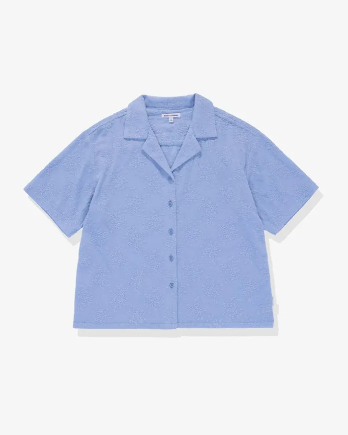 Women Banks Journal Tops Gia SS Woven Shirt Mountain Spring